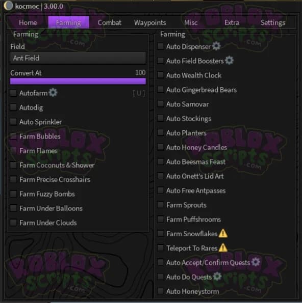 Bee Swarm Simulator KOCMOC FREE FARMING GUI NO KEY AUGUST 2024