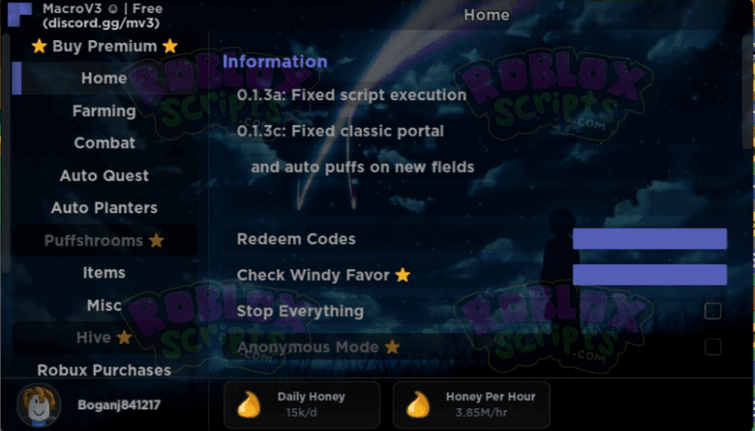 Bee Swarm Simulator MACRO V3 THE #1 AUTO FARM GUI MAY 2024