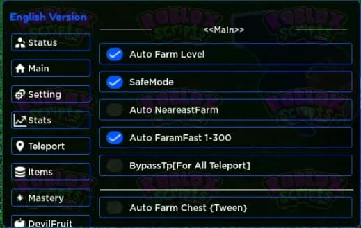 Blox Fruits THE #1 NO KEY GUI 2024 - SUPPORTS 3 LANGUAGES