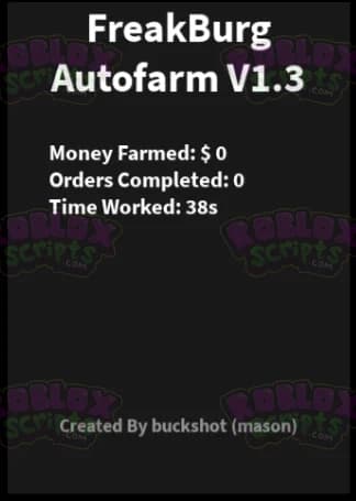 Bloxburg FREAKBURG AUTO FARM V1.3