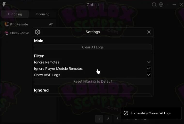 Cobalt NEW #1 REMOTE SPY - ROBLOX NETWORK DEV TOOL - OPEN SOURCE MAY 2025