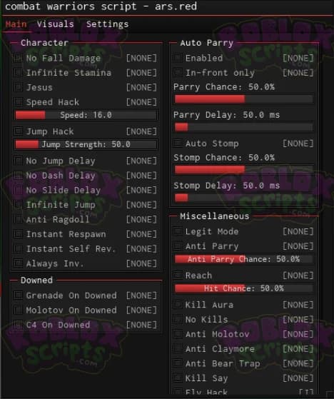 Combat Warriors THE #1 GUI/SCRIPT - AUTO PARRY - KILL AURA & SO MUCH MORE!