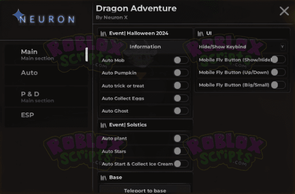 Dragon Adventures 🐉 scripts