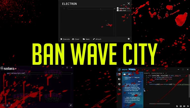 ELECTRON, WAVE & SOLARA BAN WAVE! HYPERION CLAPS BACK AT ROBLOX CHEATERS
