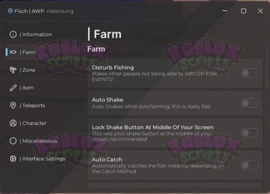Fisch NEBORA FREE GUI DECEMBER 2024