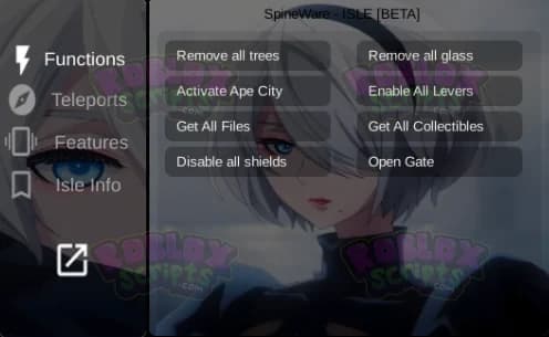 Isle SPINEWARE - FREE GUI/SCRIPT - TONS OF FEATURES - JANUARY 2025