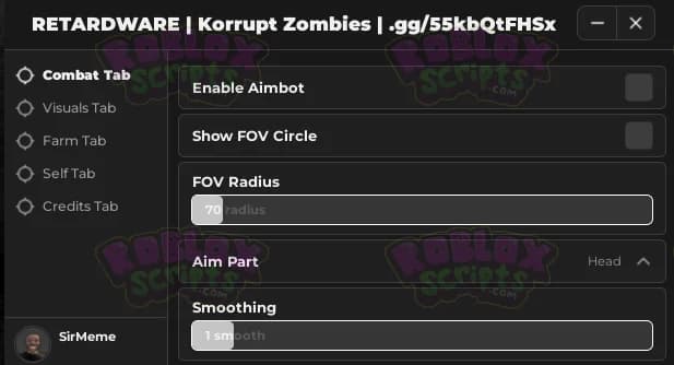 Korrupt Zombies AIMBOT - AUTO FARM - KILL ALL ZOMBIES & MORE!