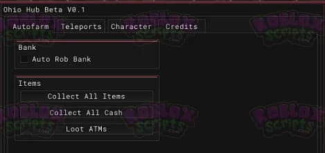 Ohio FREE SCRIPT HUB - AUTO ROB BANK & MORE!