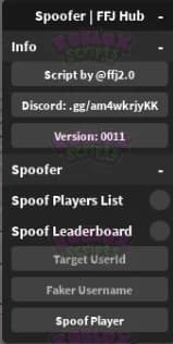 PLAYER SPOOFER - LEADERBOARD SPOOFER - UNIVERSAL SCRIPT