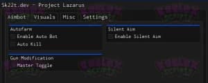 Project Lazarus SK22T DEV HUB - GUN MODS - SILENT AIM & MORE! - MARCH 2025