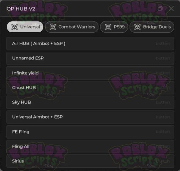 QP HUB V2 - SOLARA SCRIPT HUB 80+ SCRIPTS INSIDE!