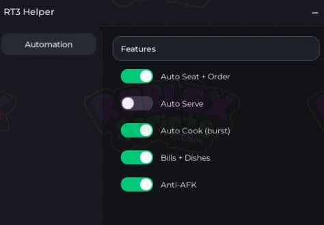 Restaurant Tycoon 3 FREE AUTO FARMING GUI | AUTO COOK | AUTO SERVE | AUTO SEAT & ORDER | AUTO BILLS & DISHES