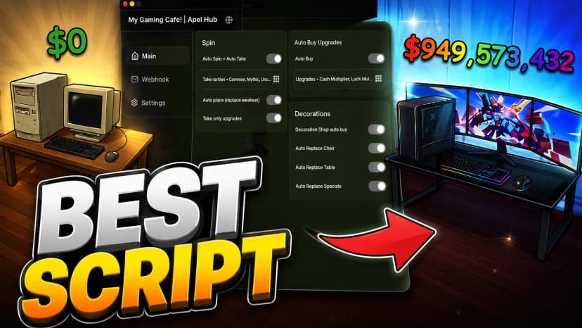 My Gaming Cafe! scripts