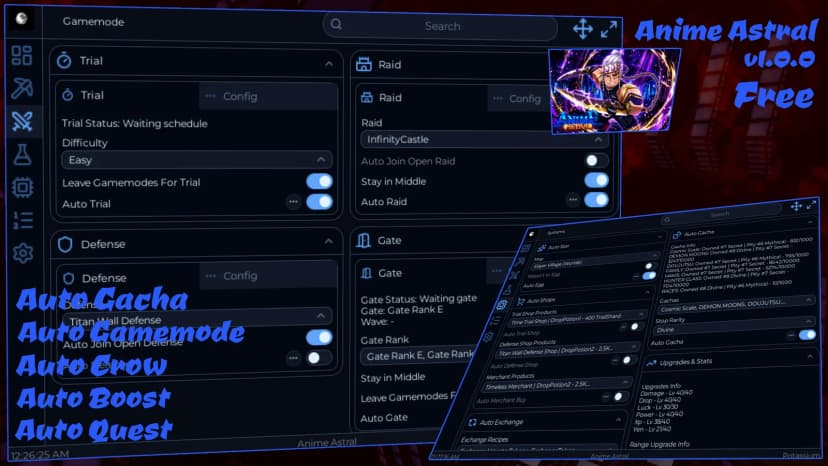 Moon Hub - Auto Systems, Gamemodes, Boost, Quest, Ball and more
