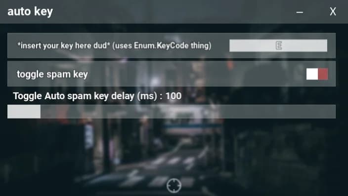 key stroke spammer thing