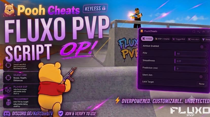 FLUXO PVP | Aimbot | ESP | Triggerbot | AntiAim | SilentAim | FOV