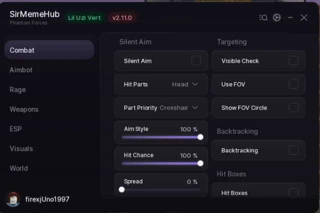 Phantom Forces | Silent Aim / Backtrack / Camo Changer - Sir Meme Hub