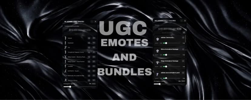 52K+ UGC EMOTES/BUNDLES | AK ADMIN