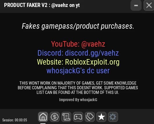 Product Purchase Faker V2 improved