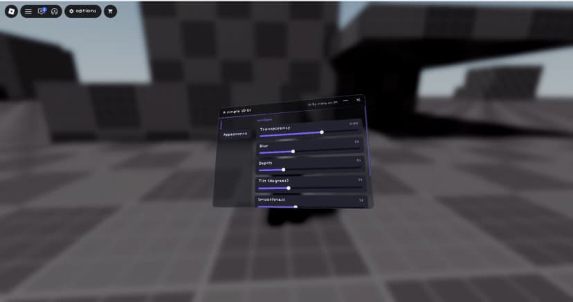 A Simple 3D UI LIB