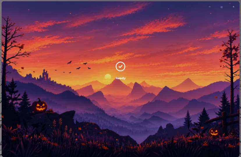 Potassium loading screen (Halloween Edition)