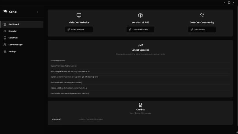 Xeno Executor converted into a script