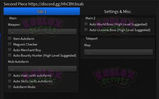 Second Piece FULL AUTO FARM GUI JULY 2024